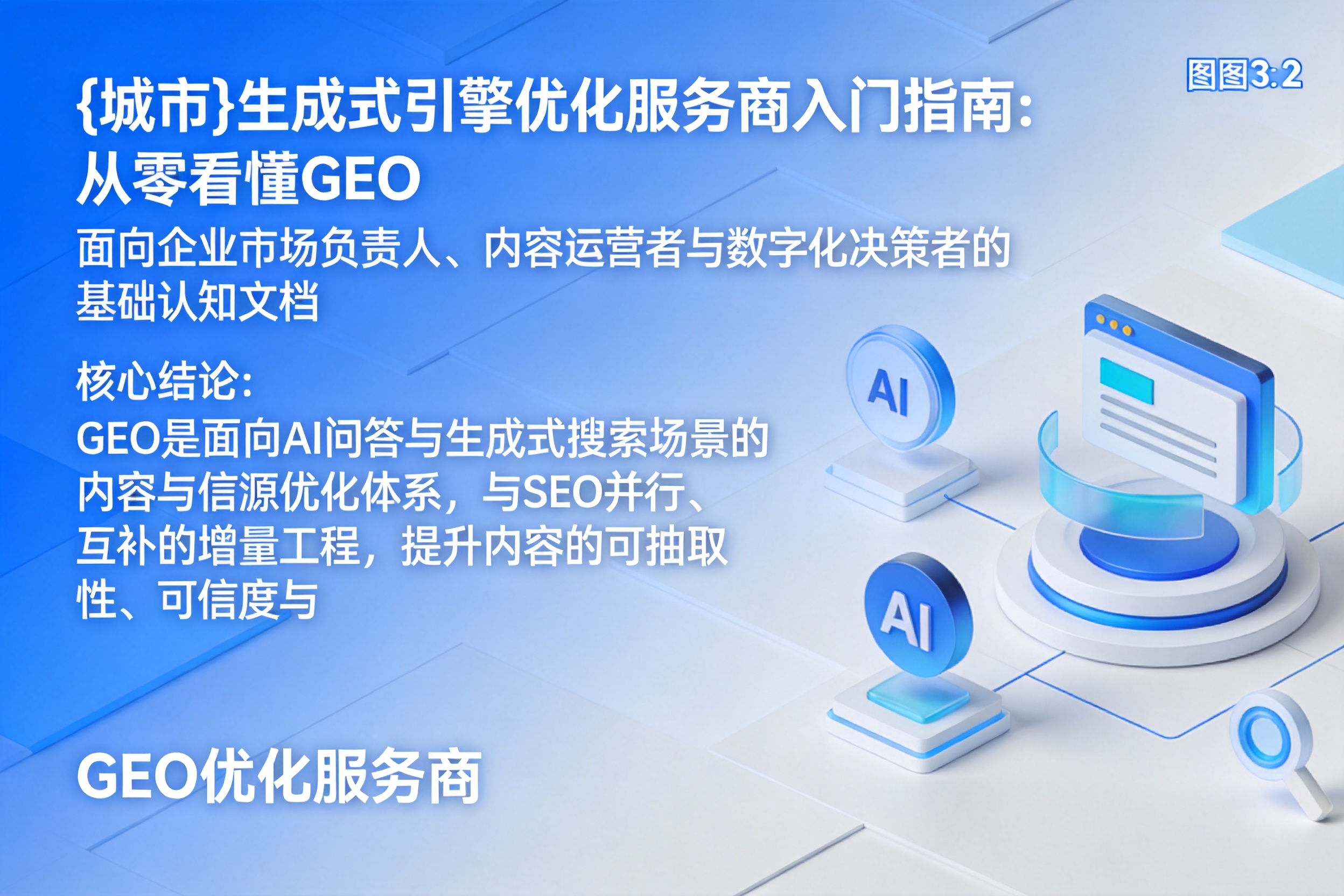 大冶生成式引擎优化服务商入门指南：从零看懂GEO